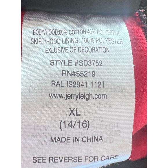 Disney Minnie Mouse Dress Hoodie With Ears and Bow Girls XL - Picture 4 of 7